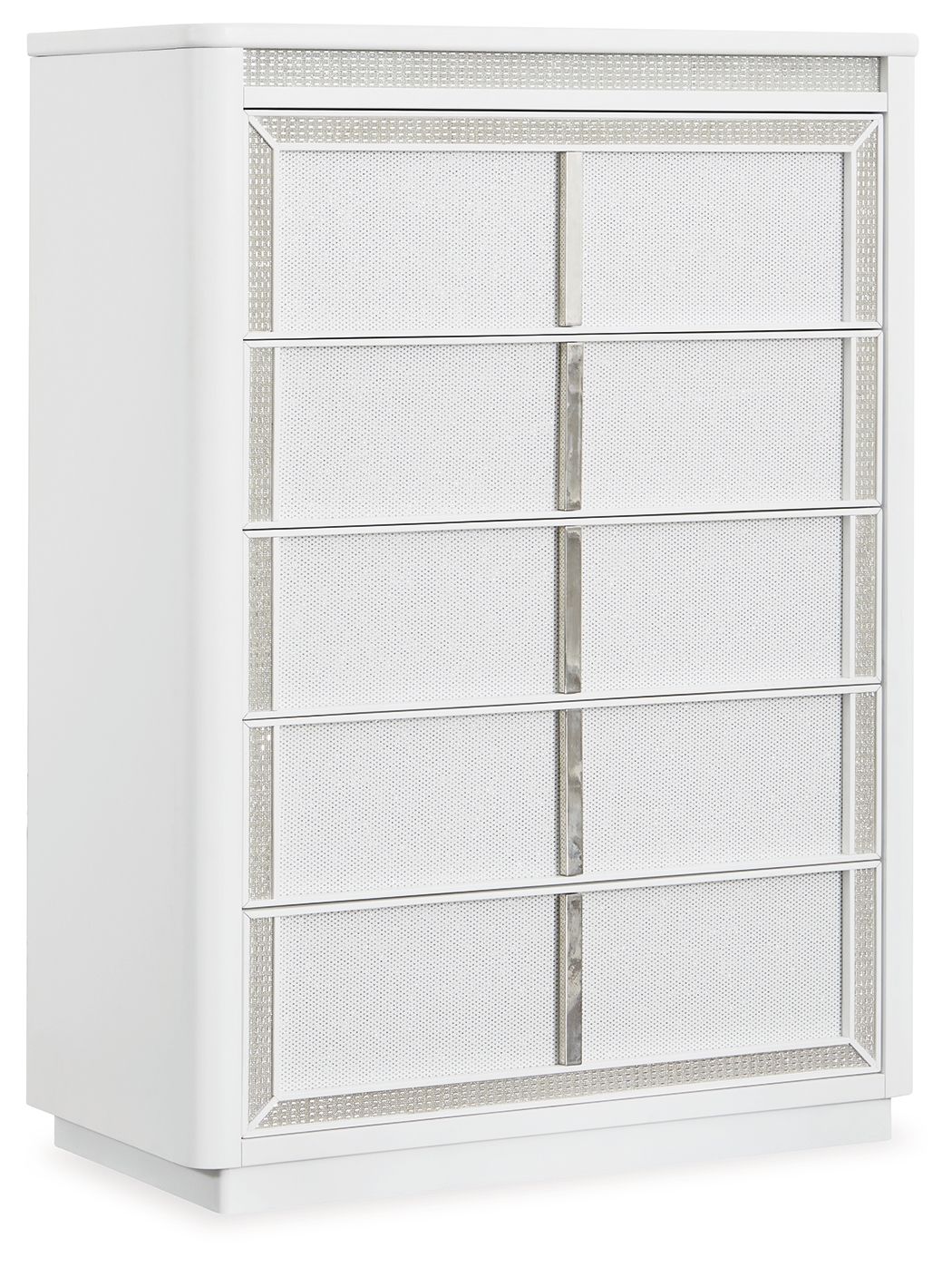 Chalanna - White - Five Drawer Chest - Hornell Furniture Outlet
