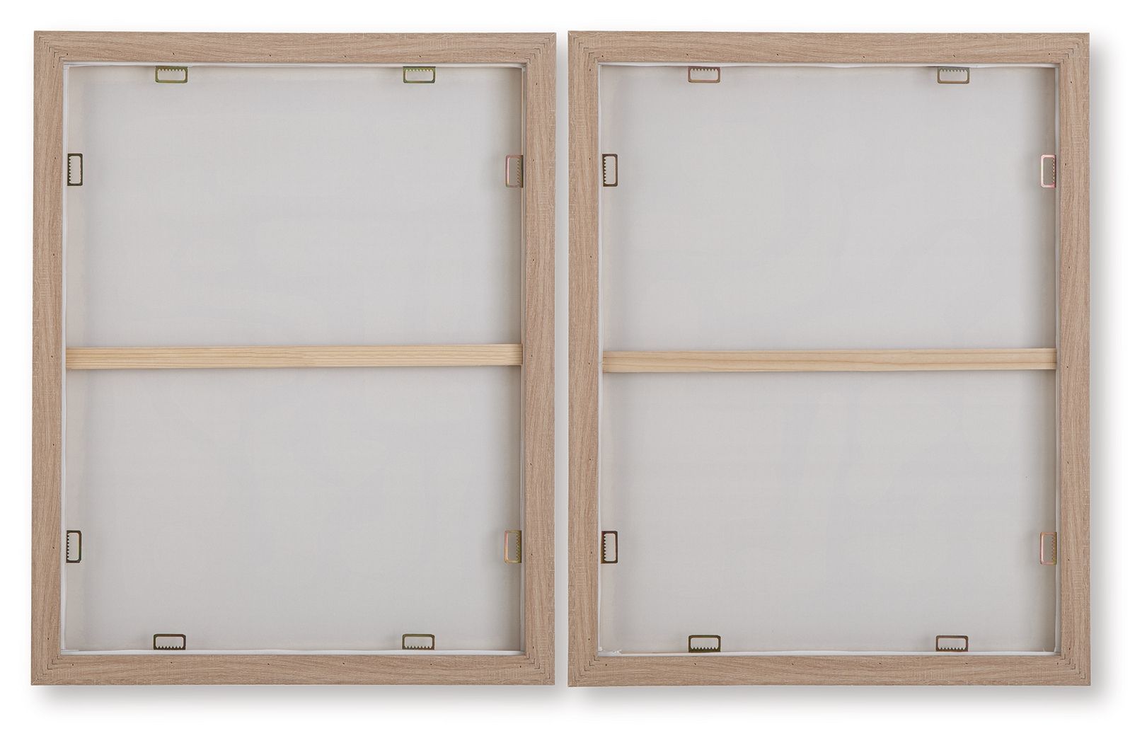 Waldett - Beige / White - Wall Art Set (Set of 2) - Hornell Furniture Outlet