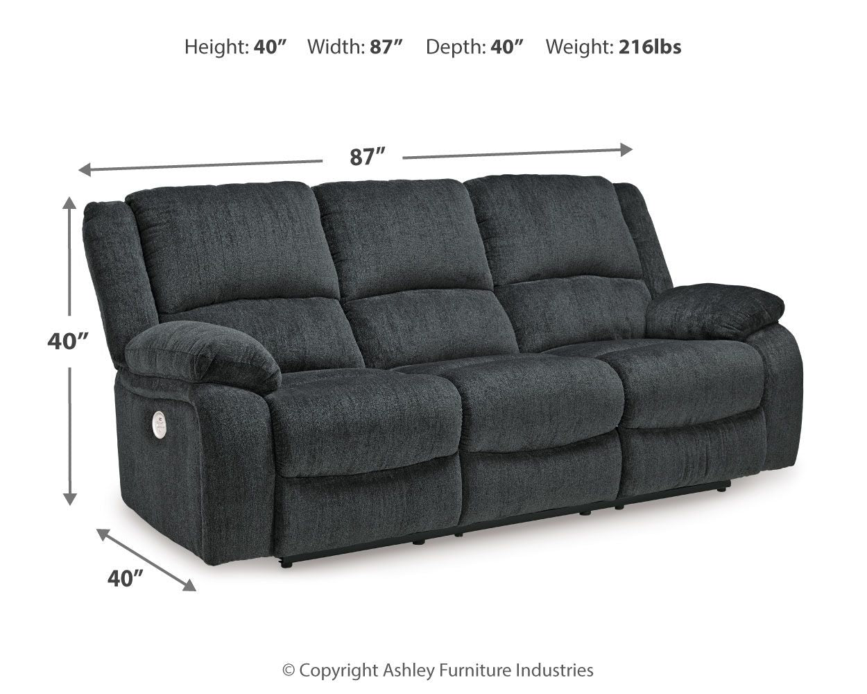 Draycoll - Reclining Sofa - Hornell Furniture Outlet