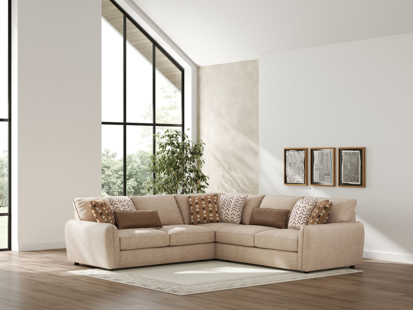 Seyler - Sectional - Hornell Furniture Outlet
