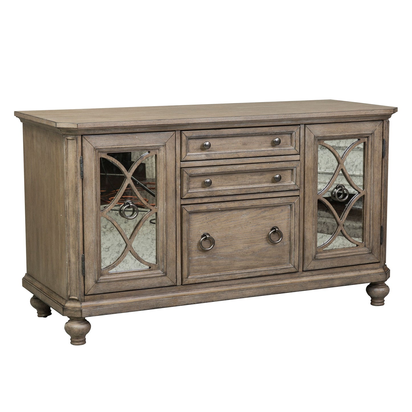 Simply Elegant - Credenza - Light Brown - Hornell Furniture Outlet