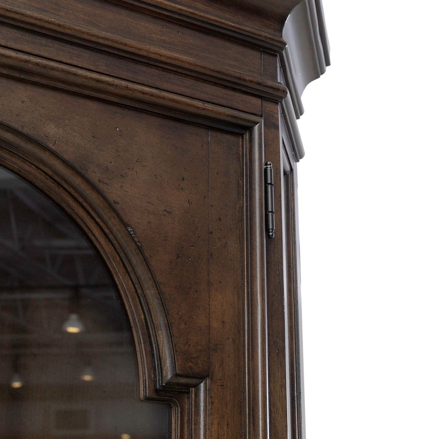 Arden Road - Corner Cabinet - Satin Cherry - Hornell Furniture Outlet