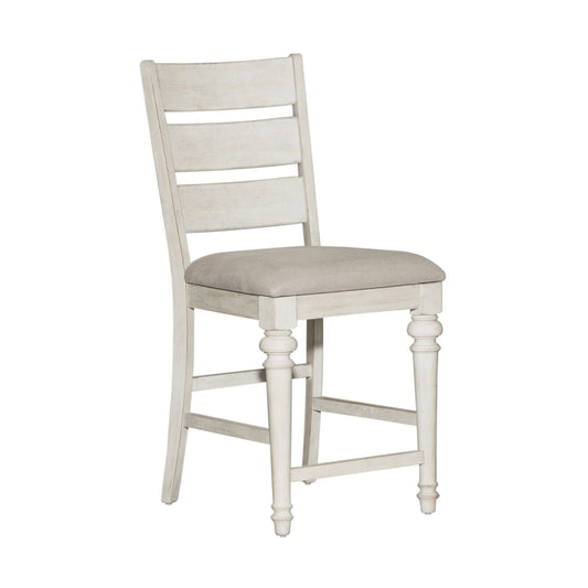 Heartland - 5 Piece Gathering Table Set (Ladder - Back Chairs) - White - Hornell Furniture Outlet