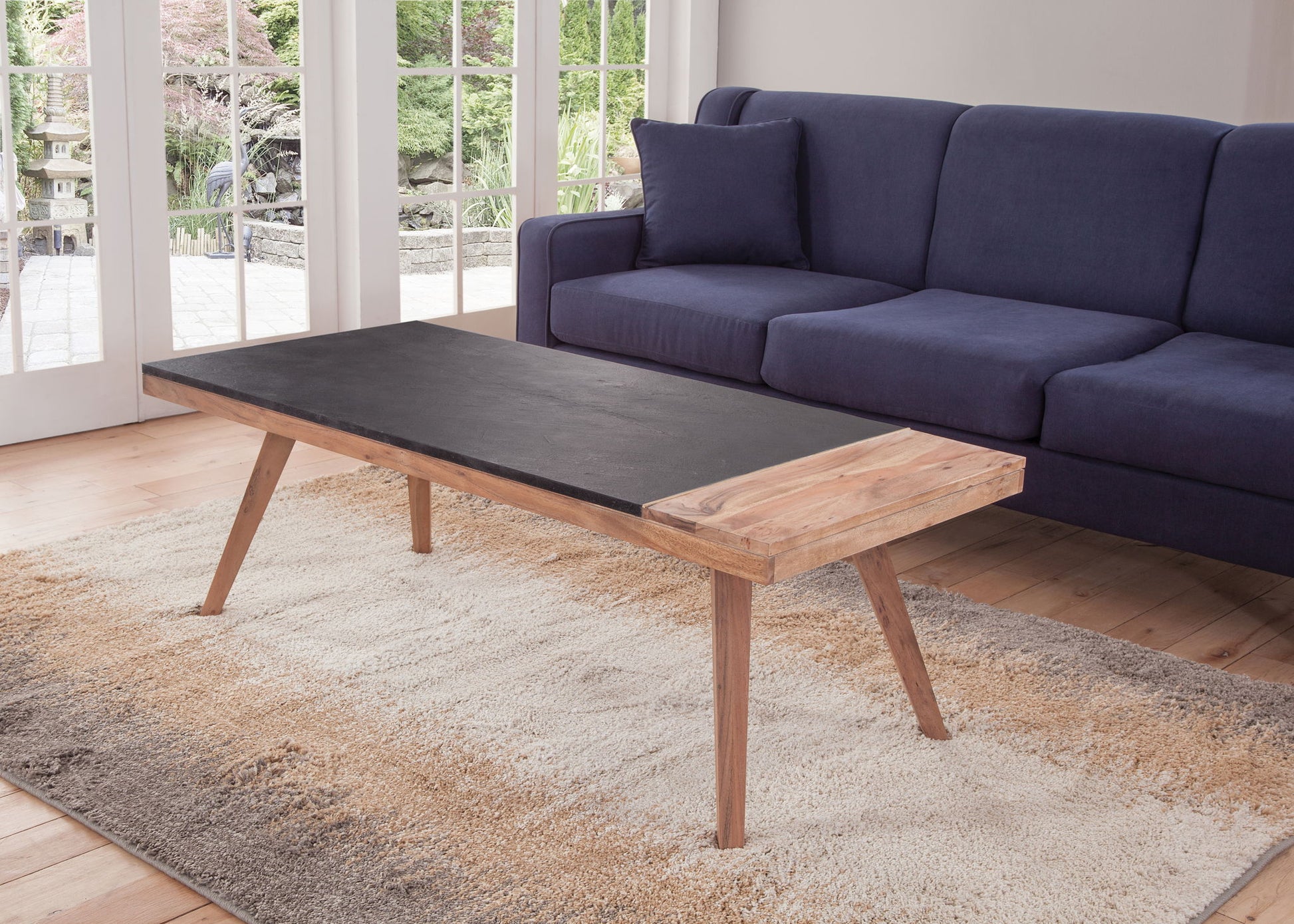 Caspian - Cocktail Table - Brown - Hornell Furniture Outlet