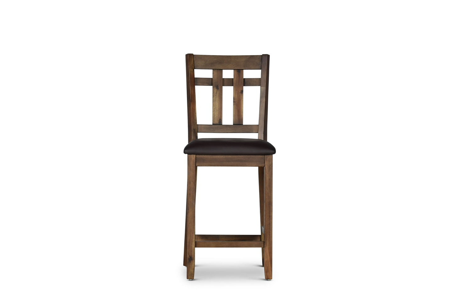Saranac - Counter Chair (Set of 2) - Dark Brown - Hornell Furniture Outlet