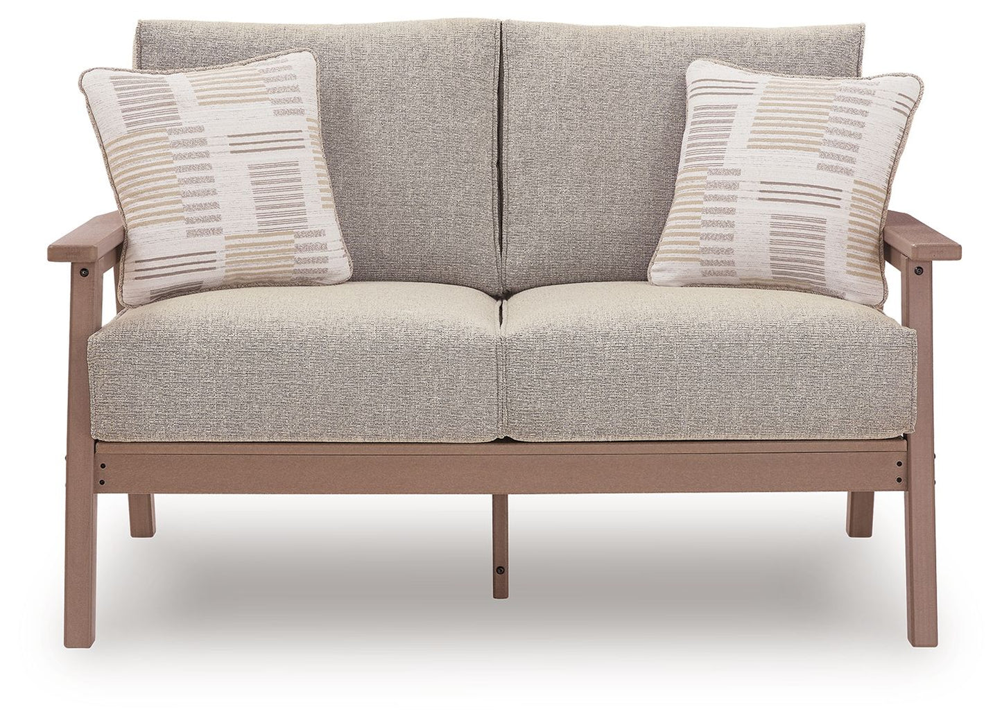 Grover Beach - Loveseat With Cushion - Driftwood - Hornell Furniture Outlet