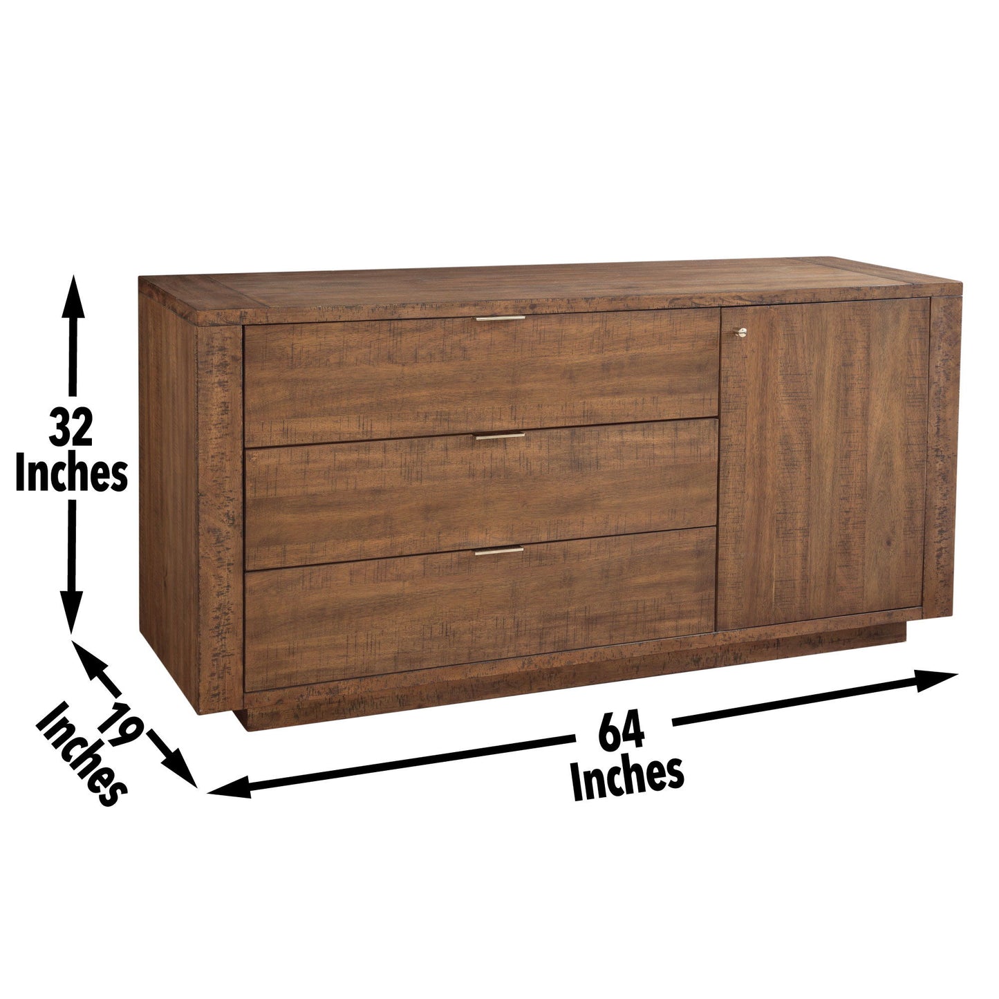 Garland - Server - Dark Brown - Hornell Furniture Outlet