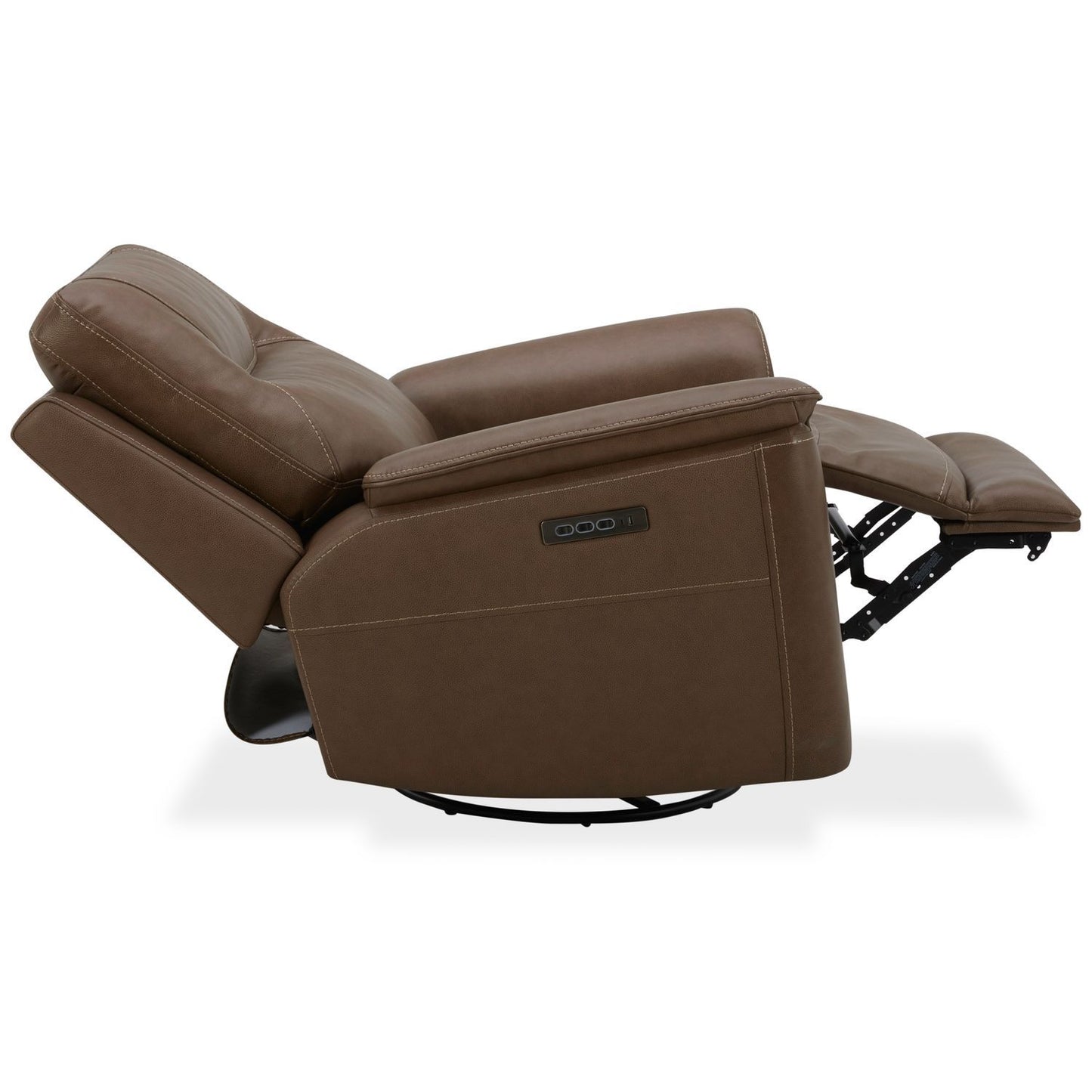 Collins - Swivel Glider Recliner P3 - Brown - Hornell Furniture Outlet