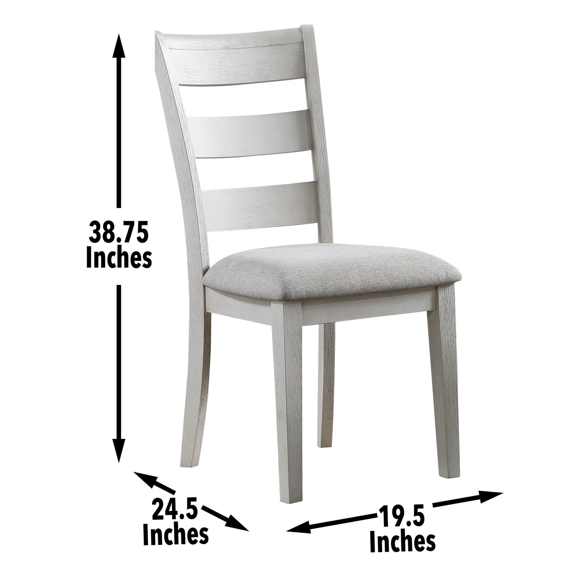 Pendleton - Side Chair (Set of 2) - White - Hornell Furniture Outlet