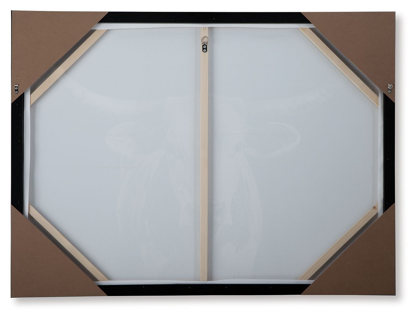 Harlandale - Black / White / Brown - Wall Art - Hornell Furniture Outlet