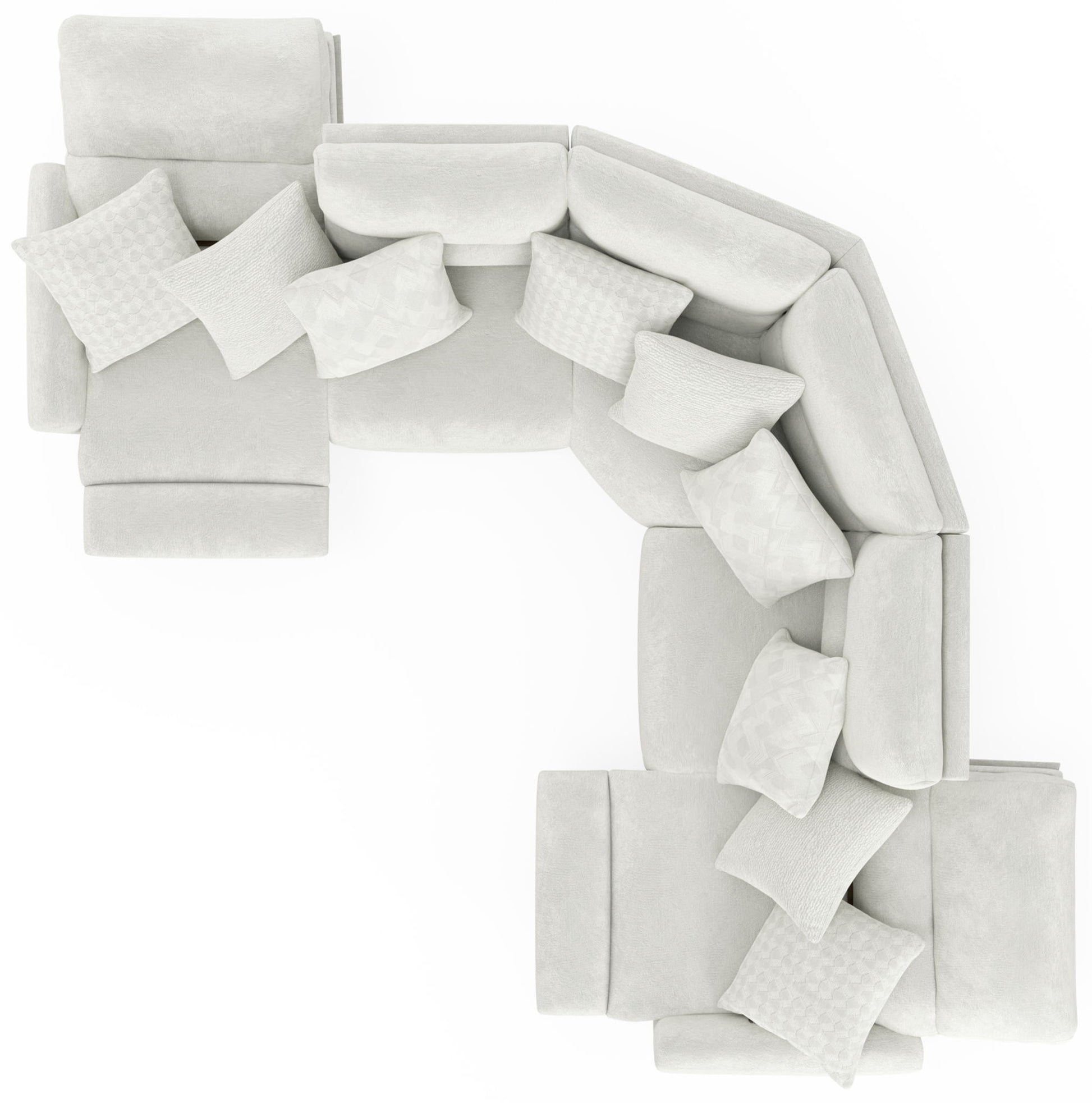 Majesty - Deep Seating Power Reclining Sectional - Hornell Furniture Outlet