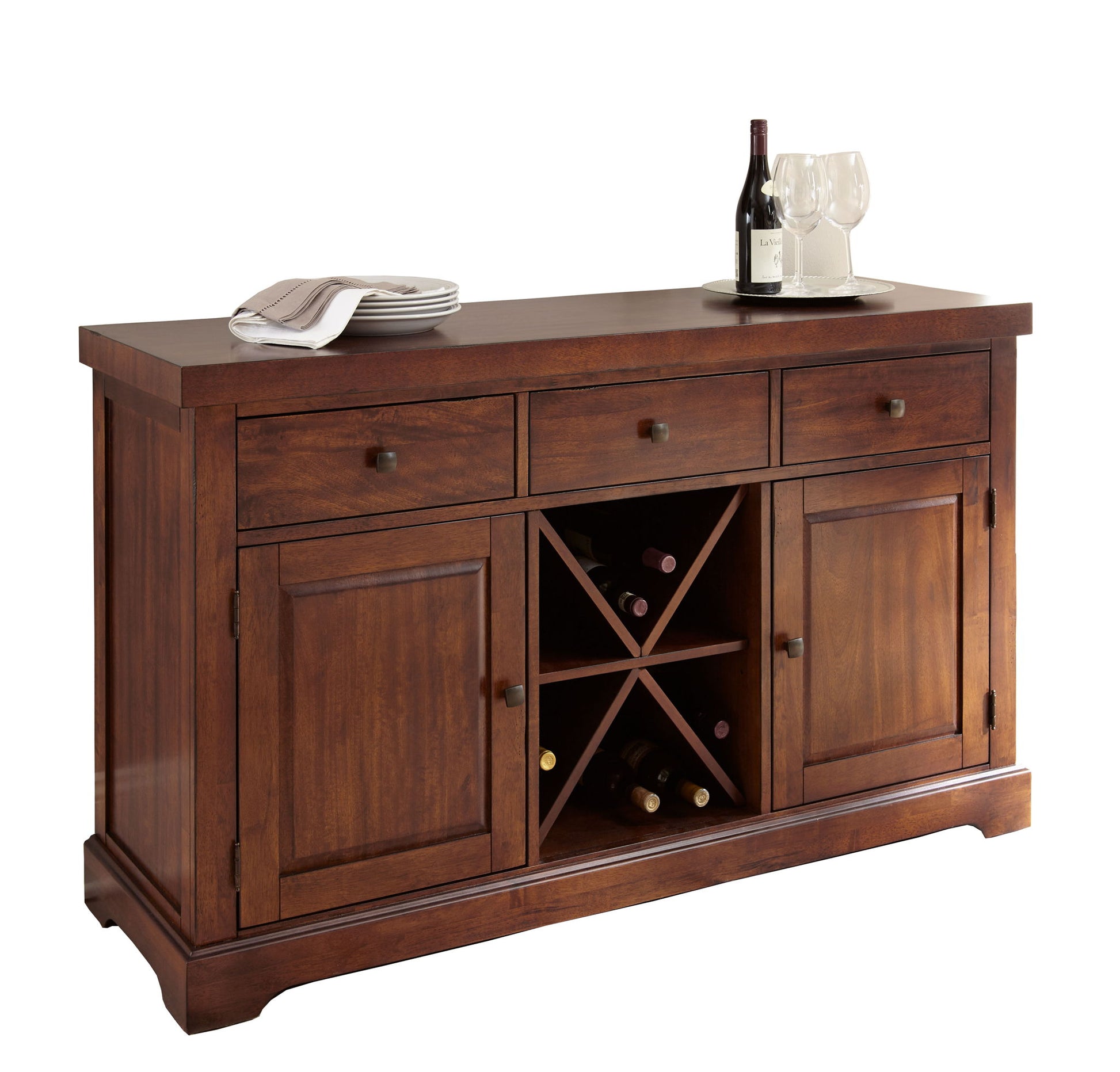 Zappa - Server - Brown - Hornell Furniture Outlet