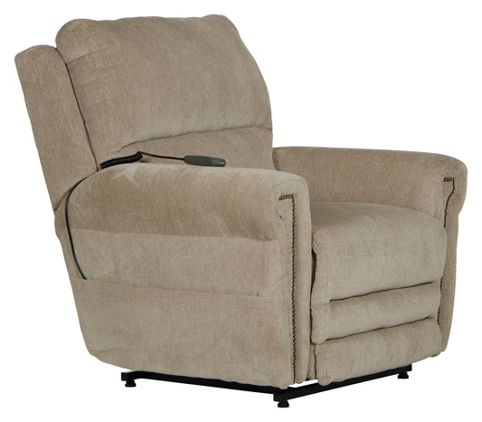 Warner - Power Headrest With Lumbar Power Lay Flat Recliner - Hornell Furniture Outlet