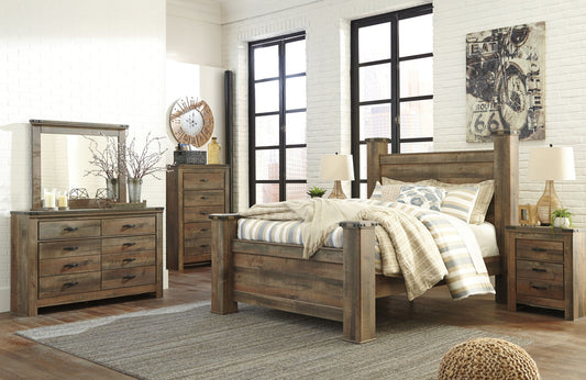 Trinell - Poster Bed - Hornell Furniture Outlet