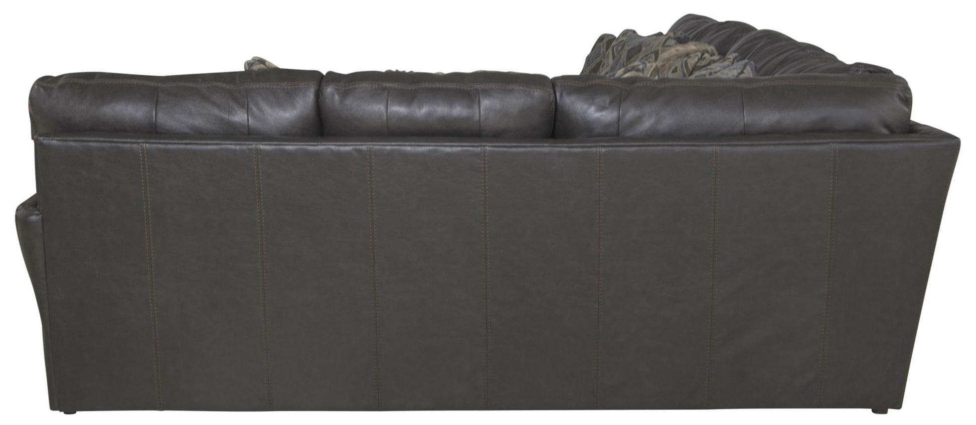 Denali - Italian Leather Match Sectional - Hornell Furniture Outlet