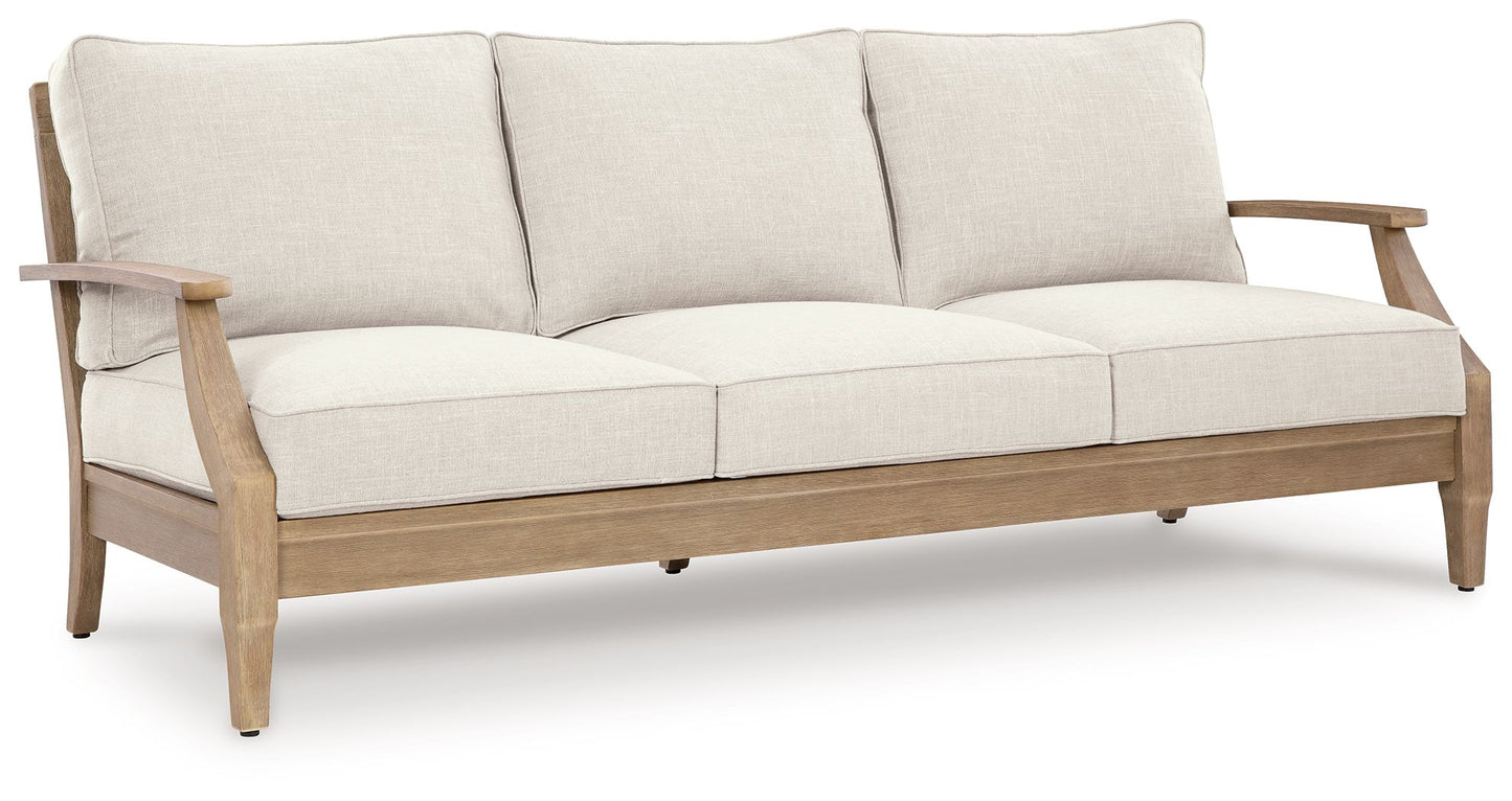 Carter Hall - Beige - Sofa With Cushion - Hornell Furniture Outlet