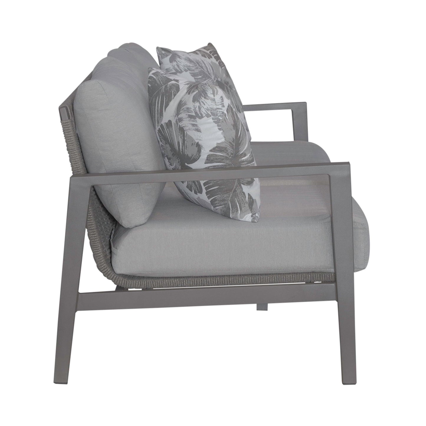 Plantation Key - Outdoor Sofa - Granite - Hornell Furniture Outlet