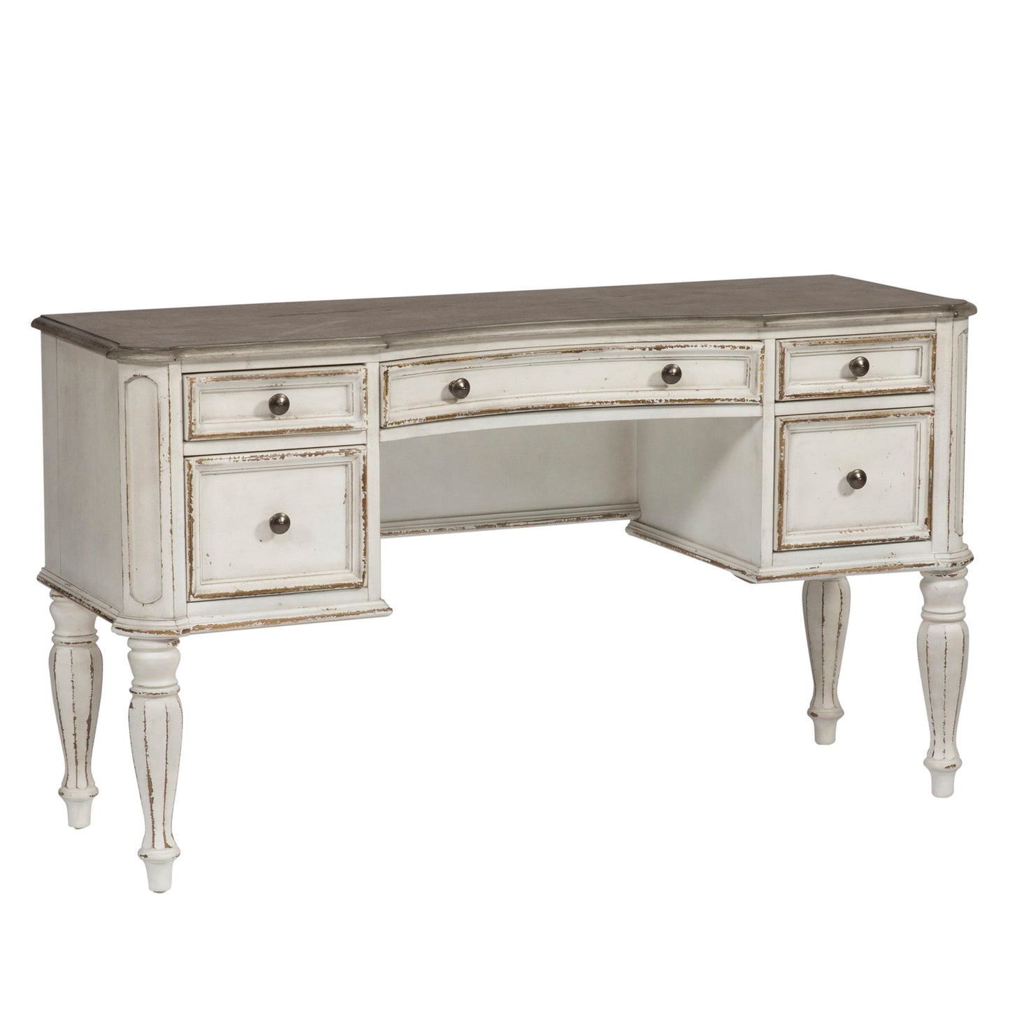 Magnolia Manor - Vanity Desk - White - Hornell Furniture Outlet