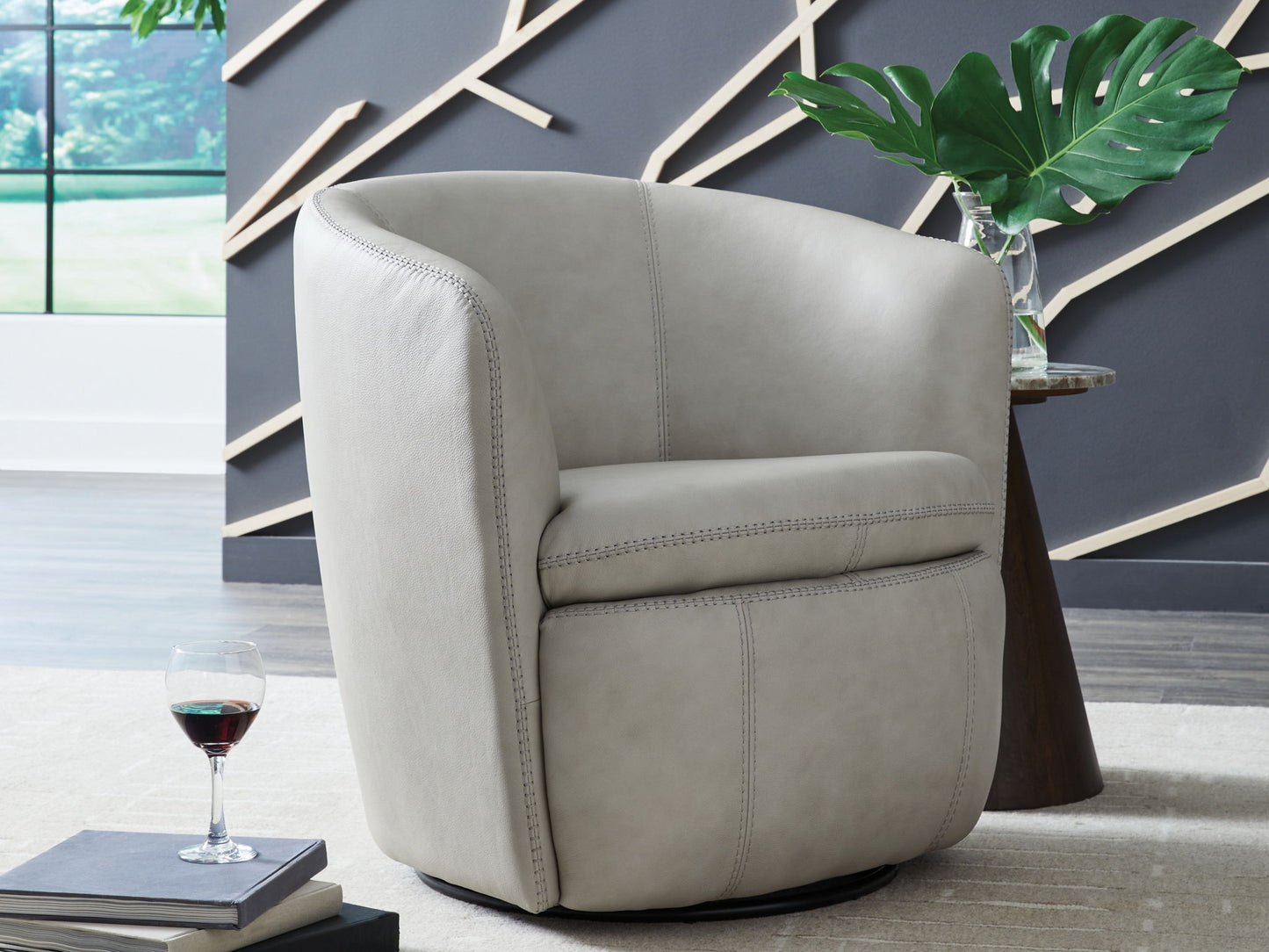 Kierreys - Swivel Chair - Hornell Furniture Outlet