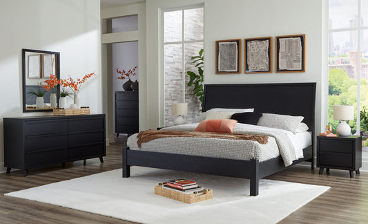 Danziar - Panel Bed With Low Footboard Set - Hornell Furniture Outlet