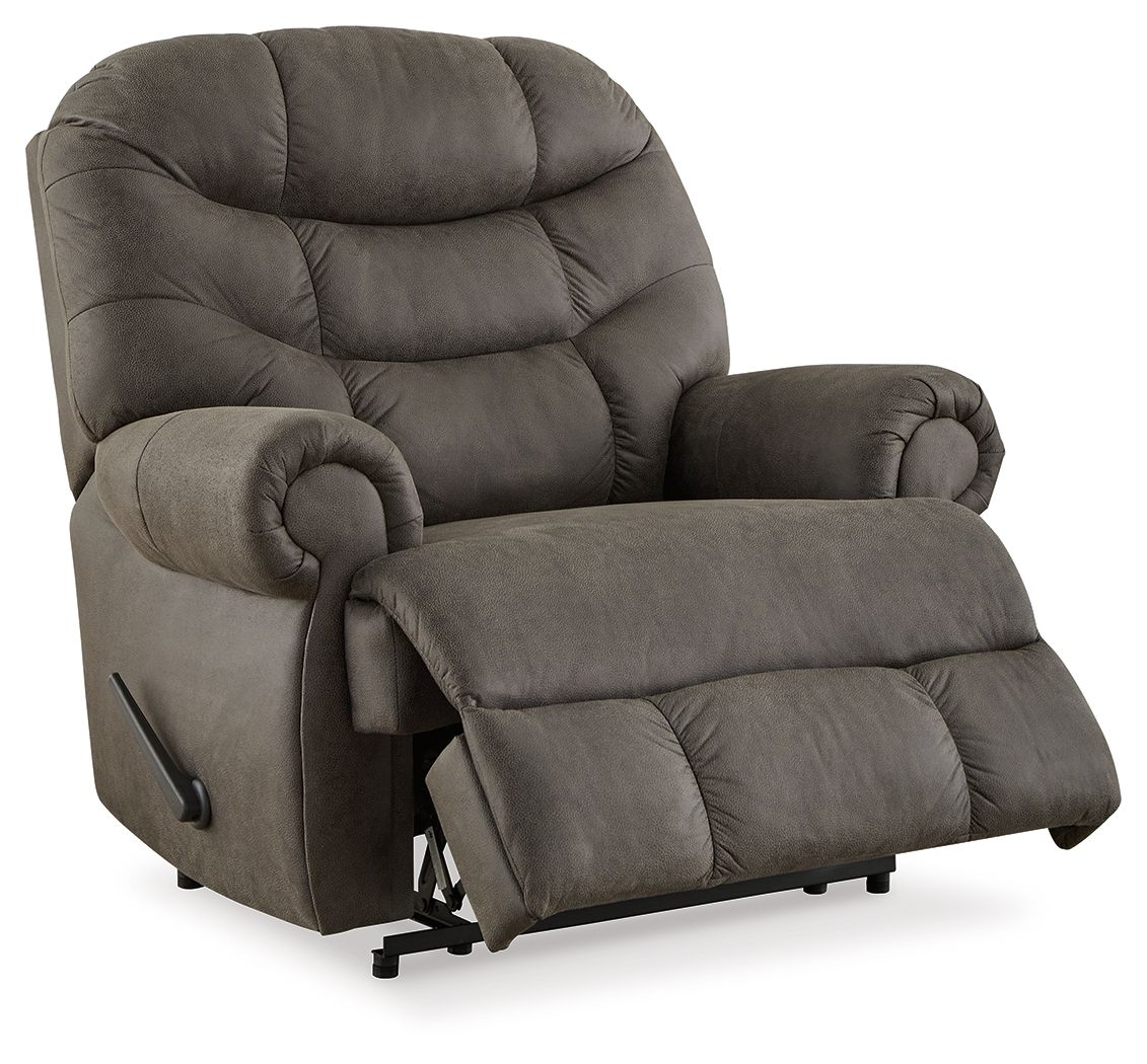 Camera Time - Gunmetal - Zero Wall Recliner - Hornell Furniture Outlet