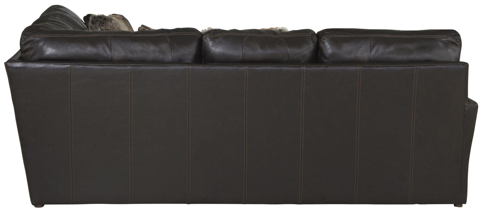 Denali - Italian Leather Match Sectional - Hornell Furniture Outlet