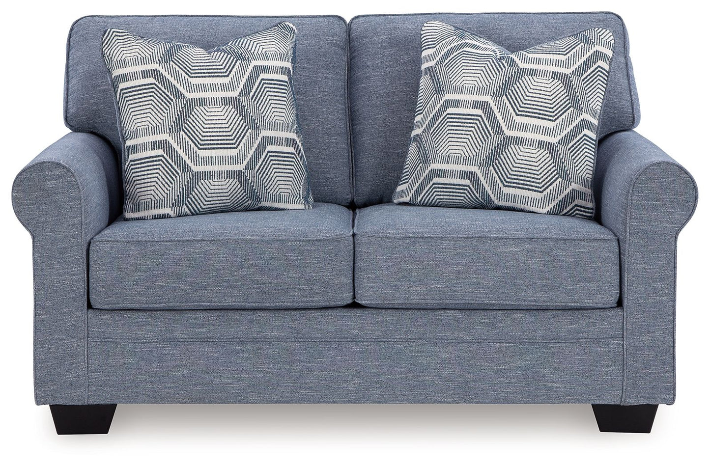 Carissa Manor - Denim - Loveseat - Hornell Furniture Outlet