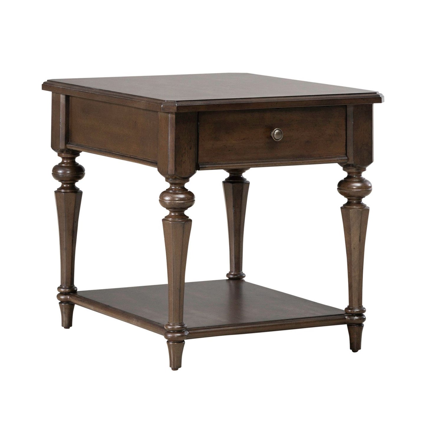 Arden Road - Drawer End Table - Satin Cherry - Hornell Furniture Outlet