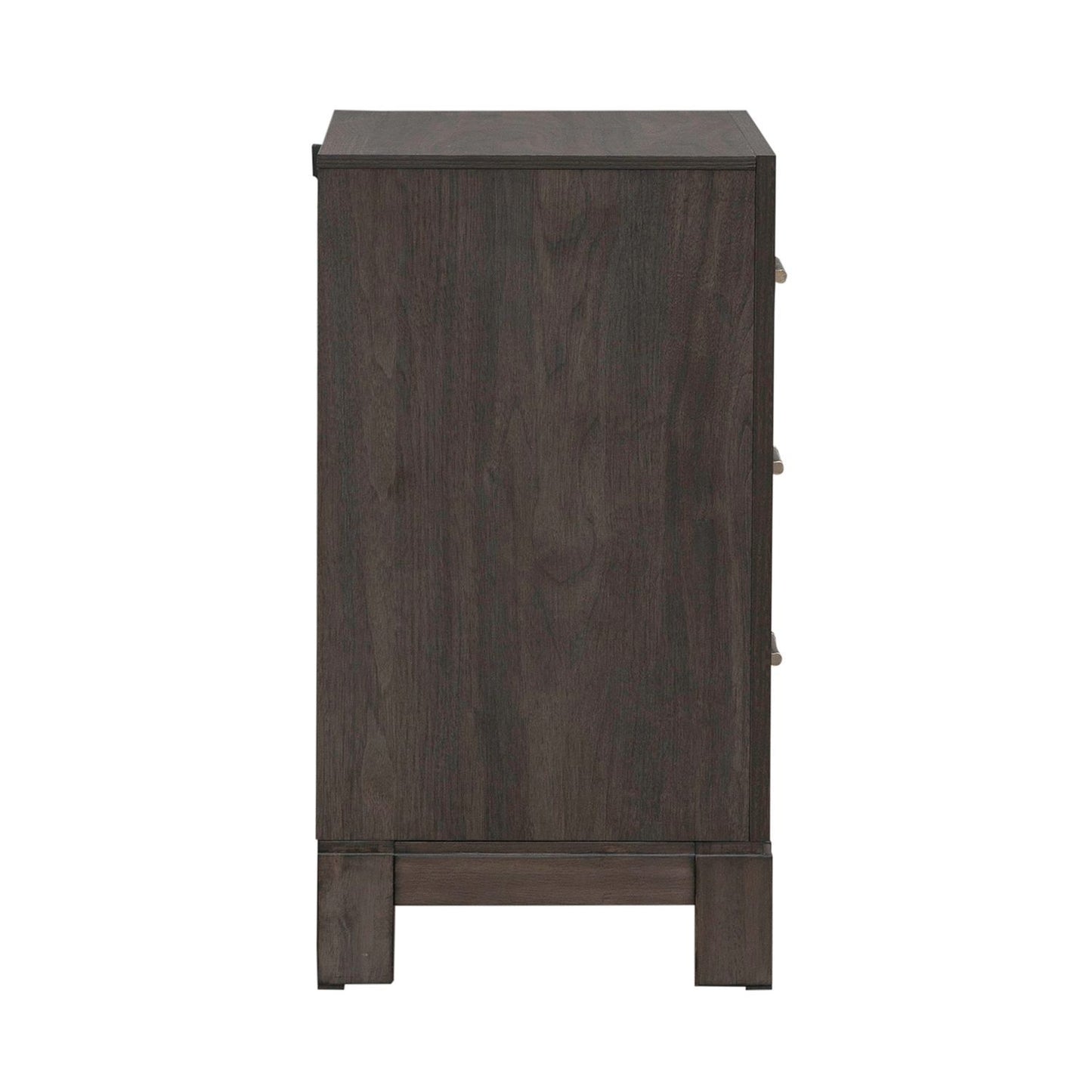 Modern Edge - Nightstand With Charging Station - Brown - Hornell Furniture Outlet