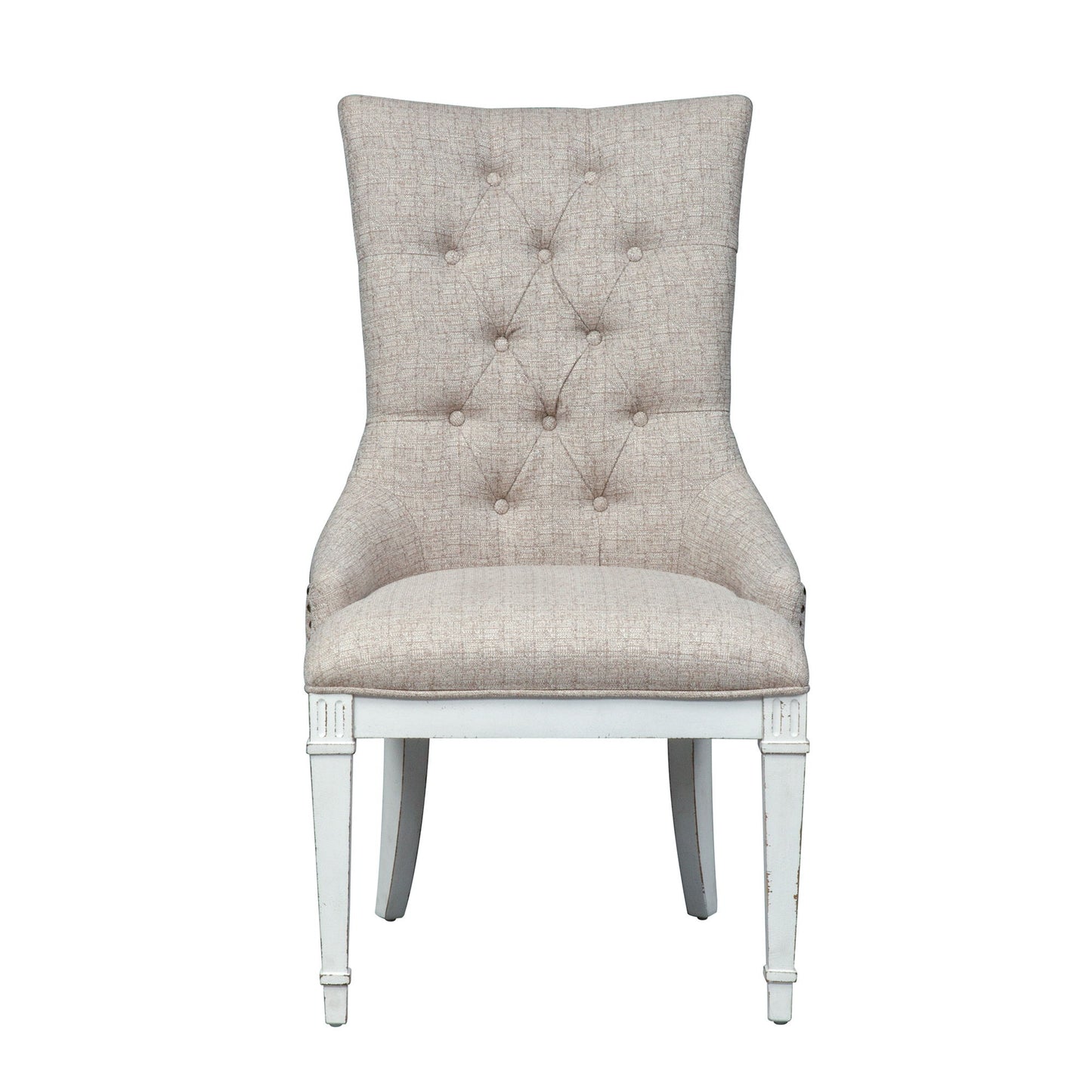 Abbey Park - Hostess Chair - White - Hornell Furniture Outlet