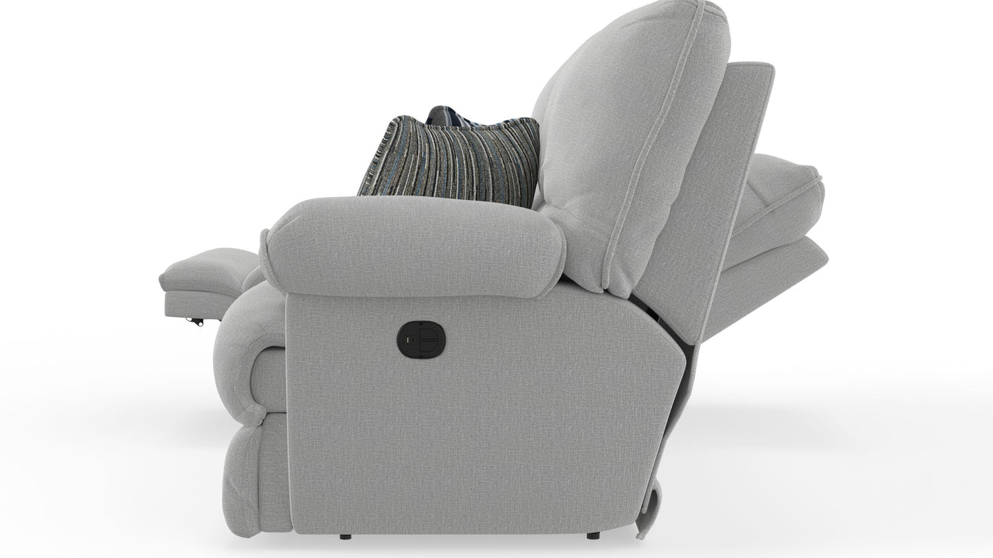 Lenny - Power Lay Flat Reclining Sofa - Hornell Furniture Outlet