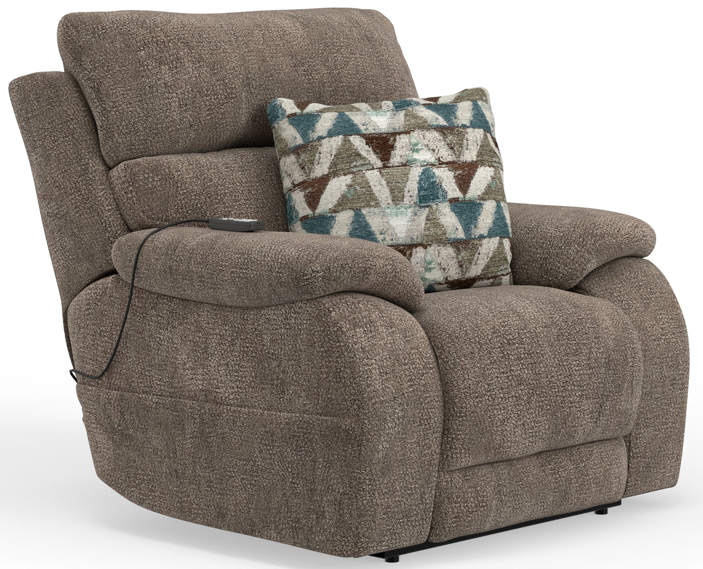 Joya - Power Lay Zero Gravity Recliner With Power Adjustable Headrest And CR3 Heat/Massage/Lumbar/ZG - Mushroom - Hornell Furniture Outlet