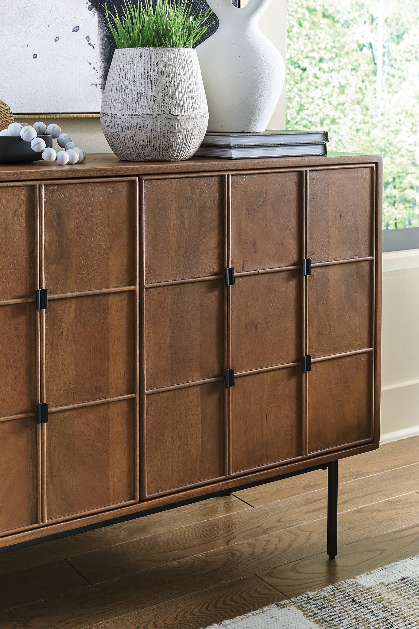 Juddins - Brown - Accent Cabinet - Hornell Furniture Outlet