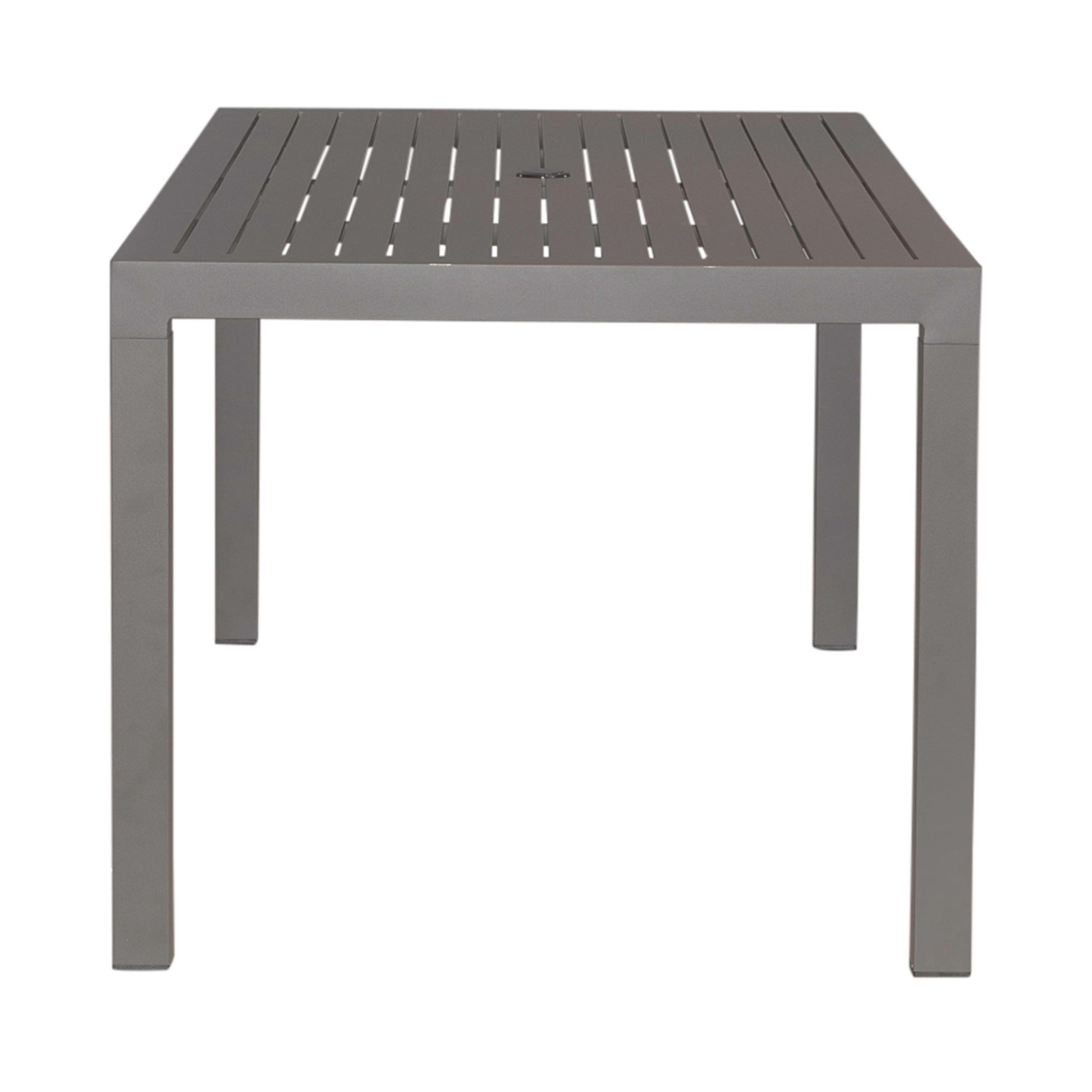 Plantation Key - Outdoor Rectangular Leg Table - Granite - Hornell Furniture Outlet