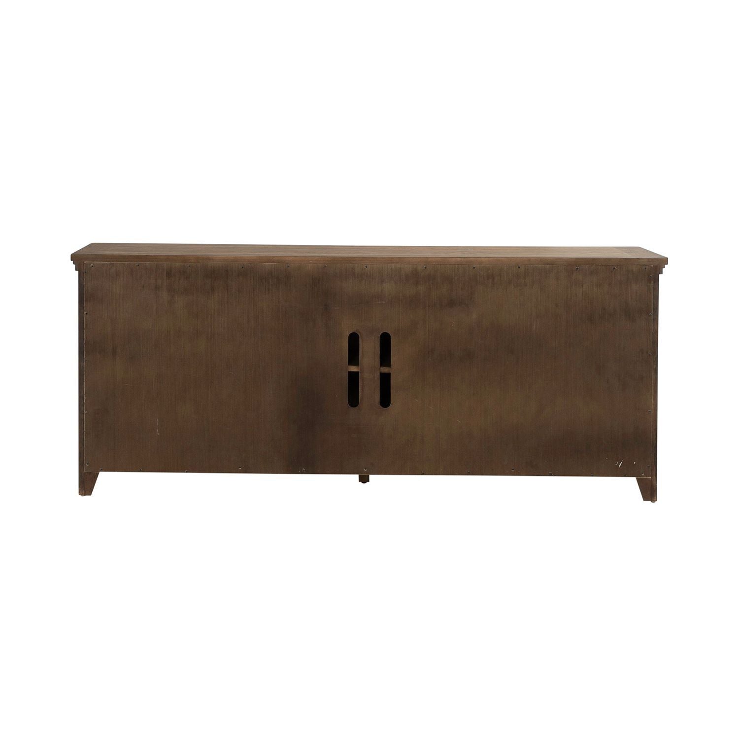 Carolina Park - 78" TV Console - Brown - Hornell Furniture Outlet