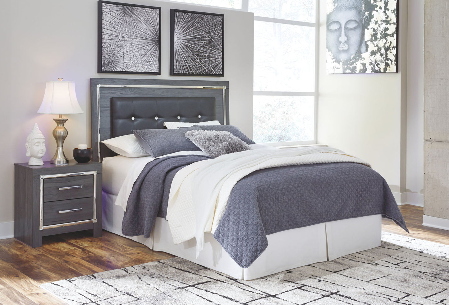 Lodanna - Upholstered Panel Headboard - Hornell Furniture Outlet