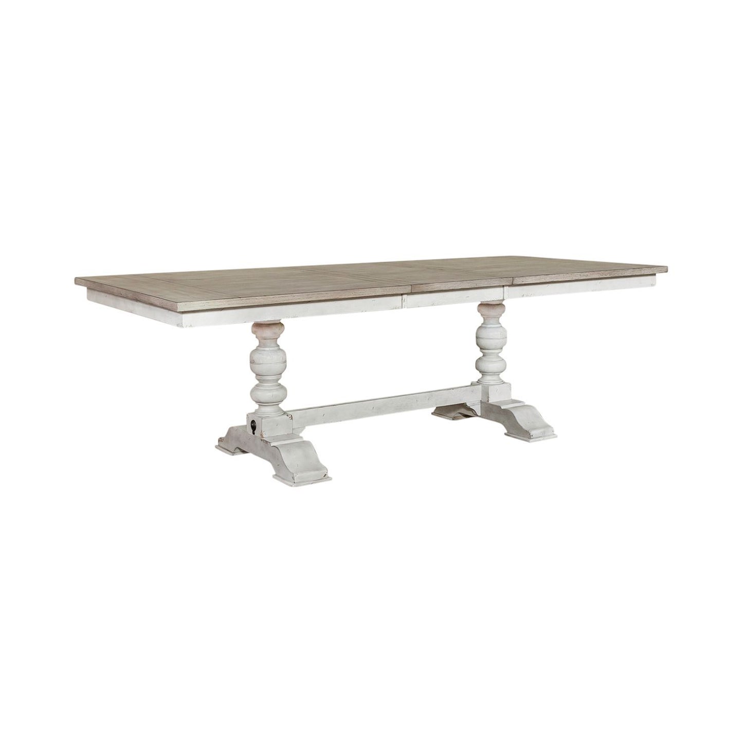 Whitney - Trestle Table - White - Hornell Furniture Outlet