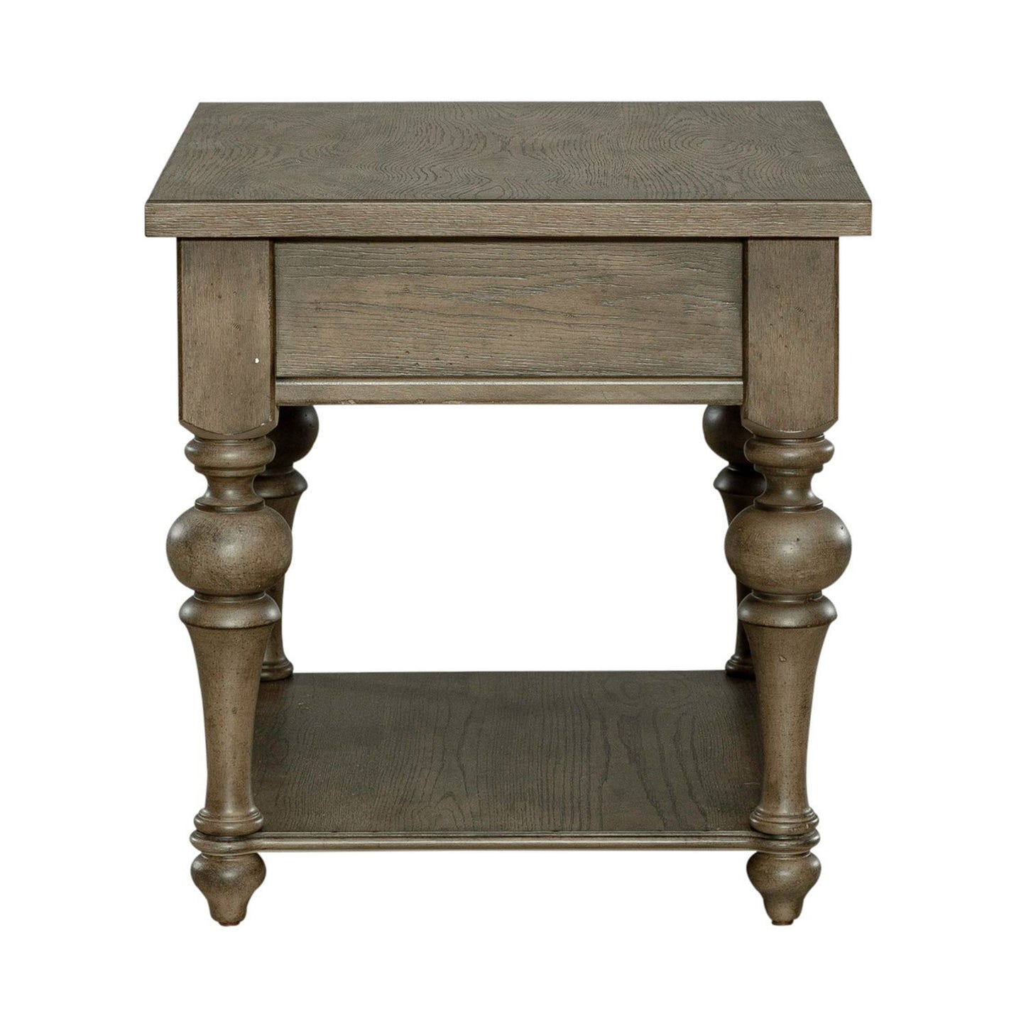 Americana Farmhouse - Drawer End Table - Light Brown - Hornell Furniture Outlet