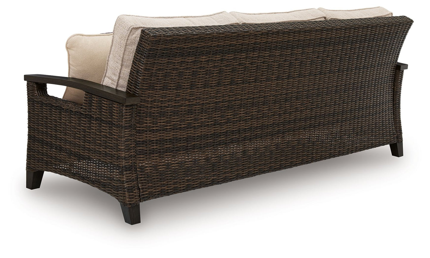 Monterey Point - Sofa With Cushion - Dark Brown - Hornell Furniture Outlet