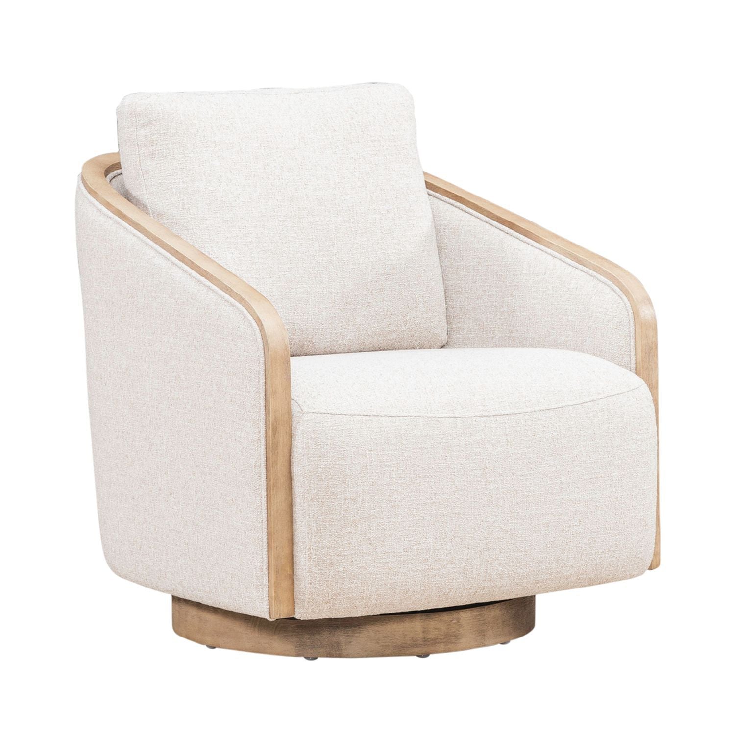 Nora - Upholstered Swivel Accent Chair - Hornell Furniture Outlet