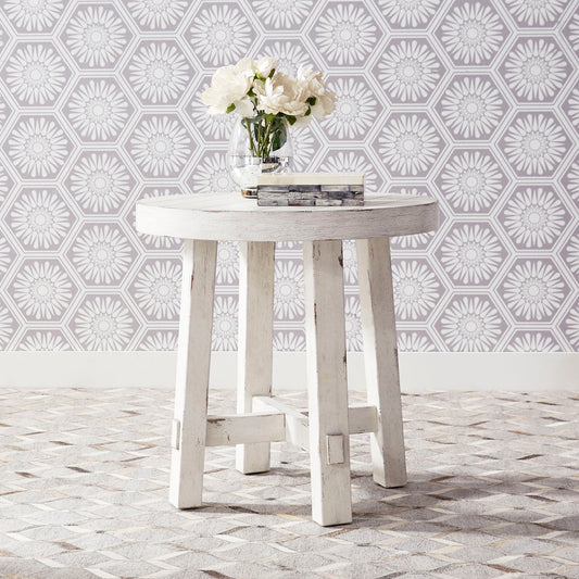 Modern Farmhouse - Splay Leg Round End Table - Hornell Furniture Outlet