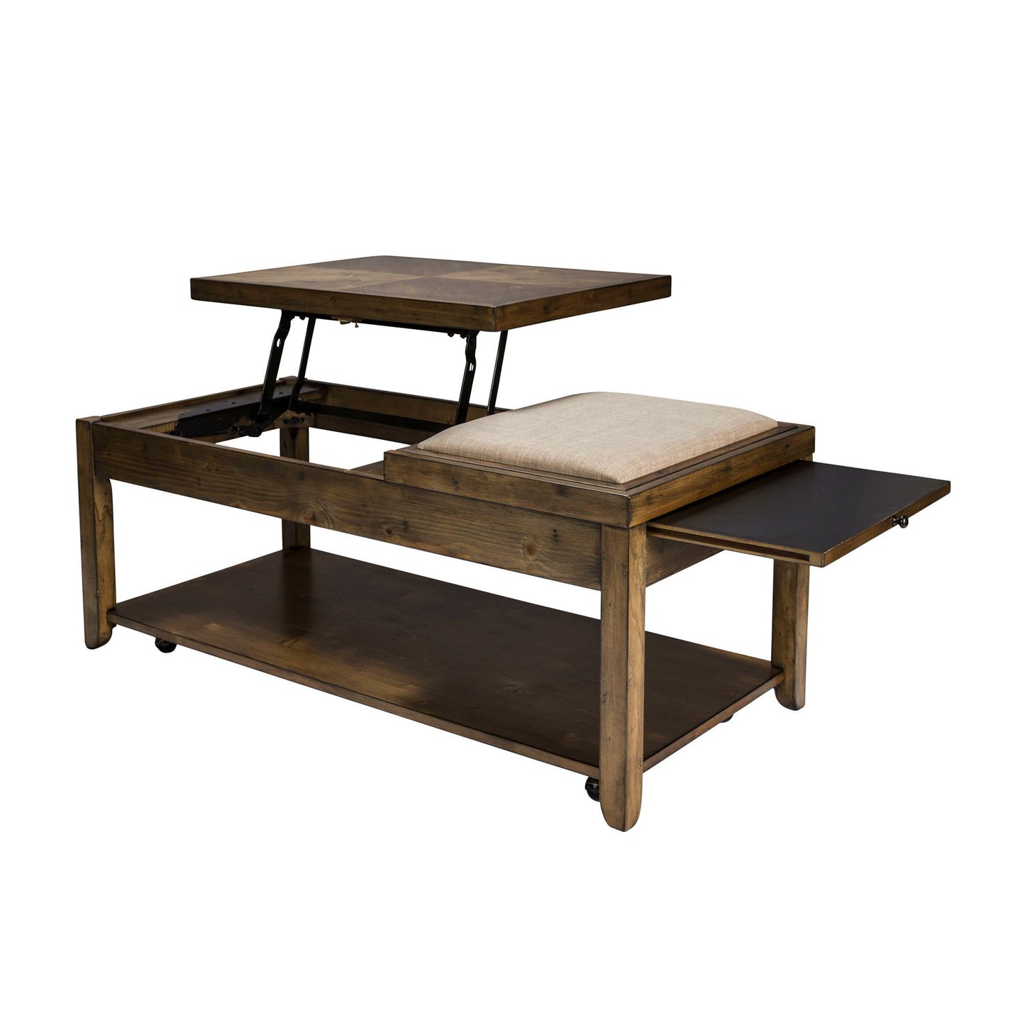 Mitchell - Cocktail Table - Dark Brown - Hornell Furniture Outlet