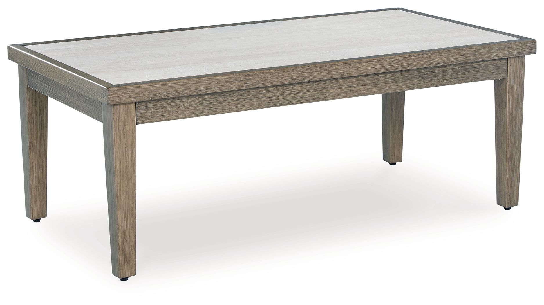 Rainier Ranch - Brown / Beige - Rectangular Cocktail Table - Hornell Furniture Outlet