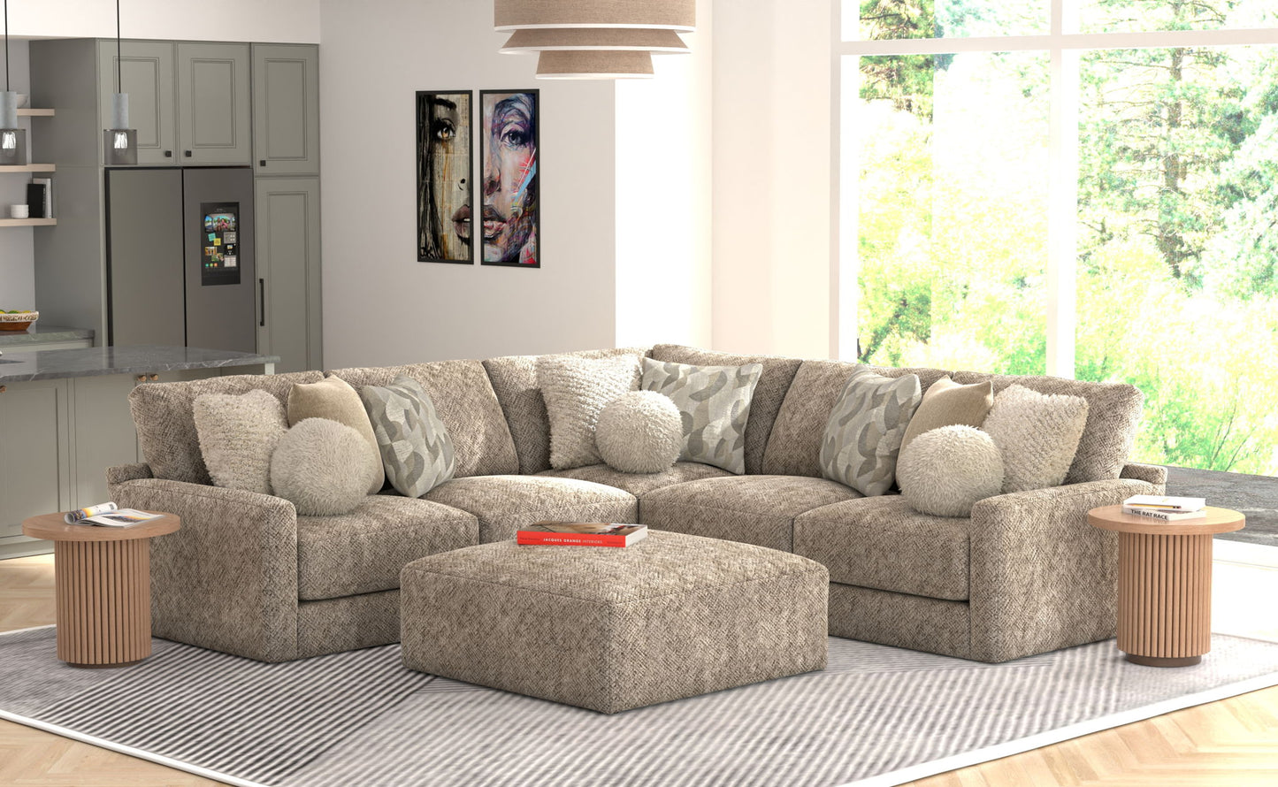 Turner - Sectional - Hornell Furniture Outlet
