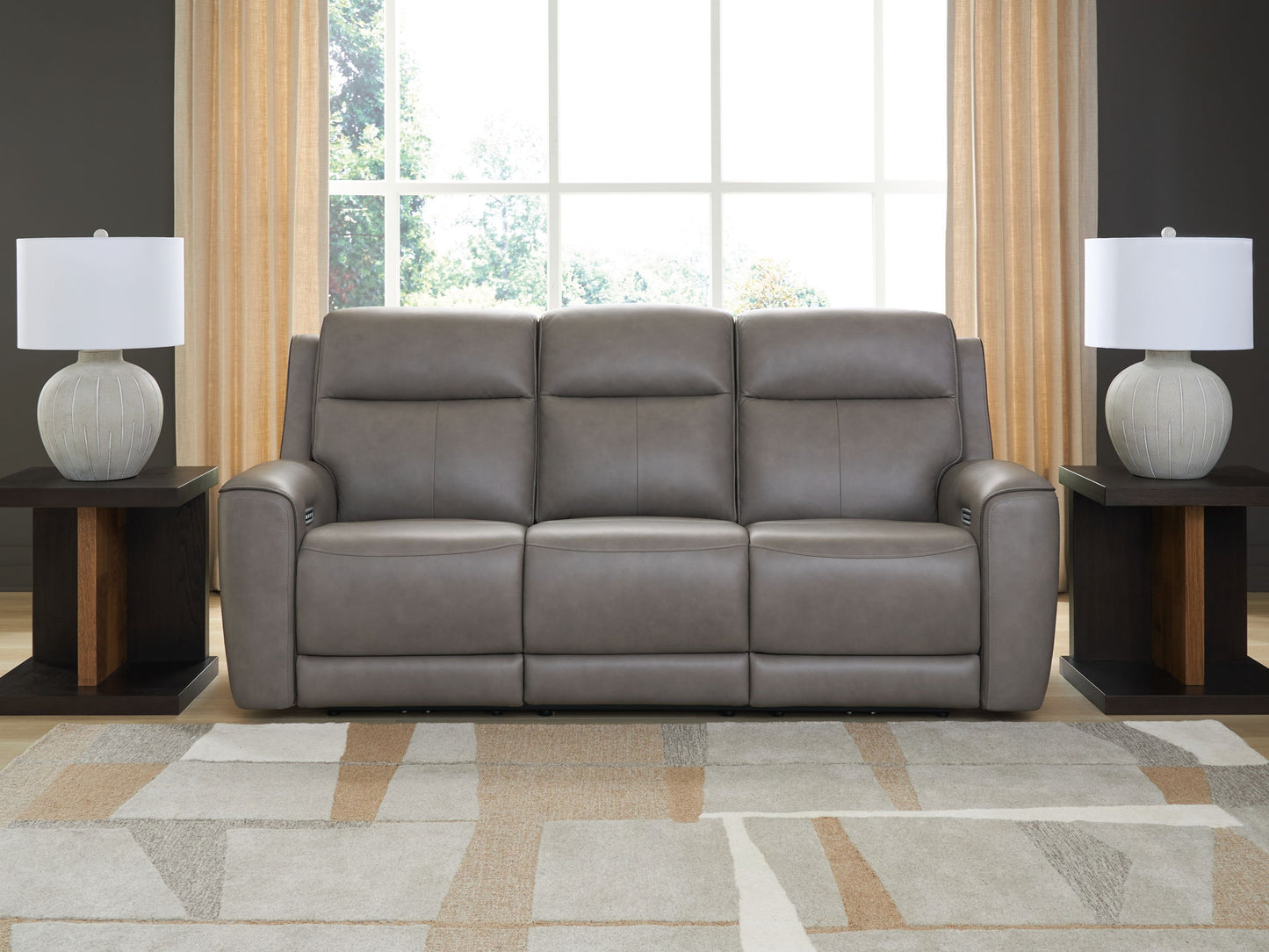 5Z - Comfort - Relaxation - Power Reclining Sofa With Adj Headrest - Hornell Furniture Outlet