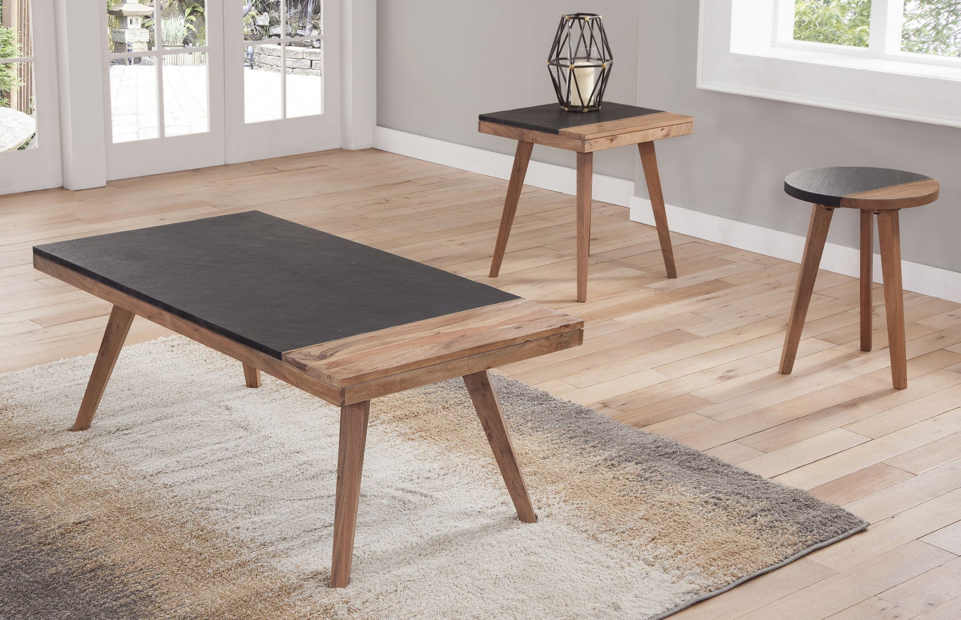 Caspian - Cocktail Table - Brown - Hornell Furniture Outlet