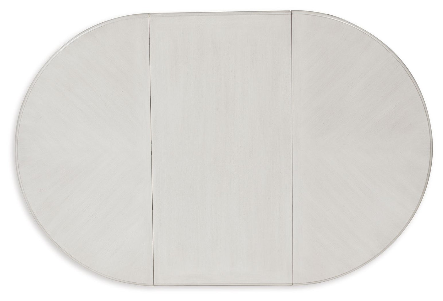 Montelaine - Antique White - Oval Dining Room Extension Table - Hornell Furniture Outlet
