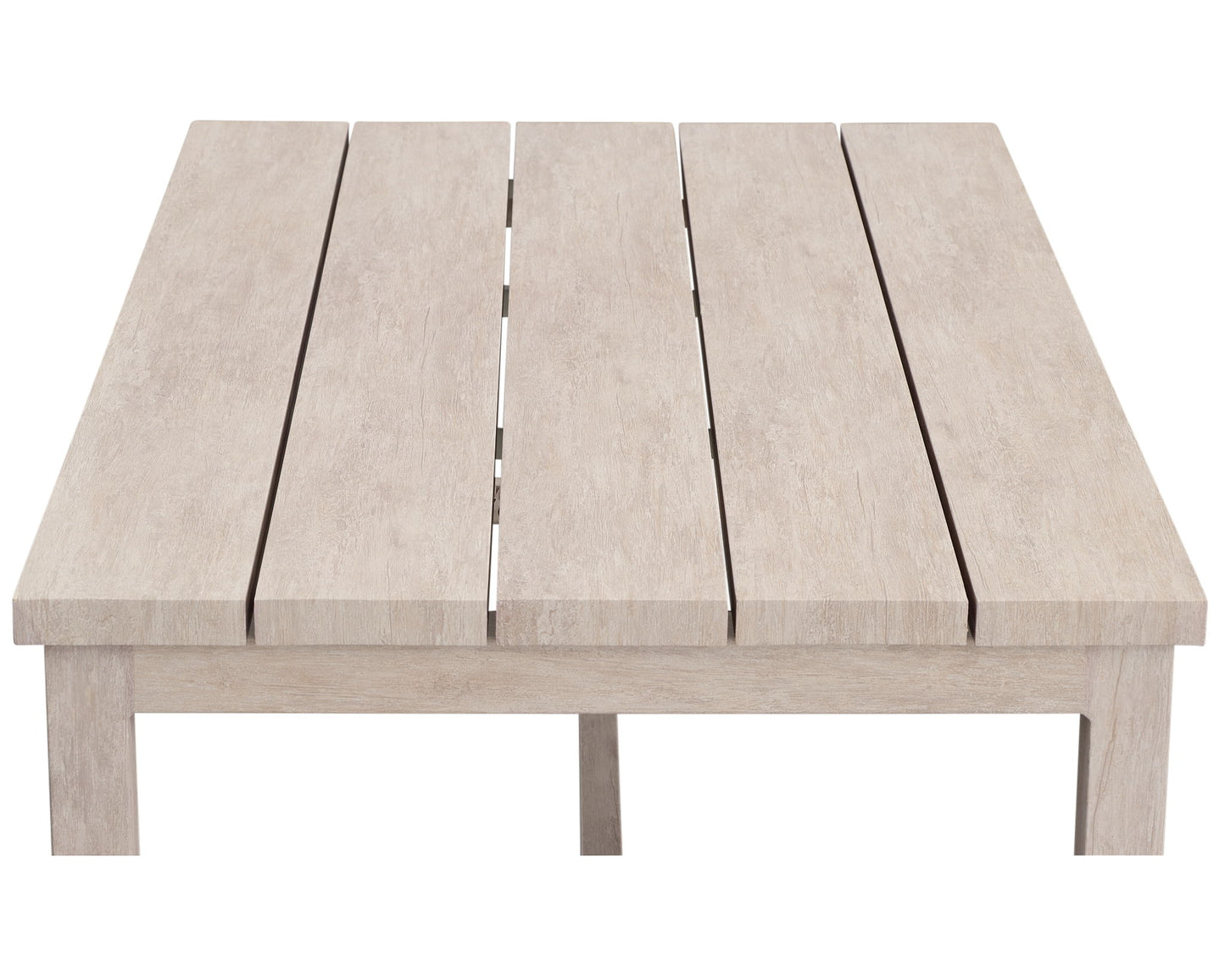 Blakley - Outdoor Aluminum Coffee Table - White - Hornell Furniture Outlet