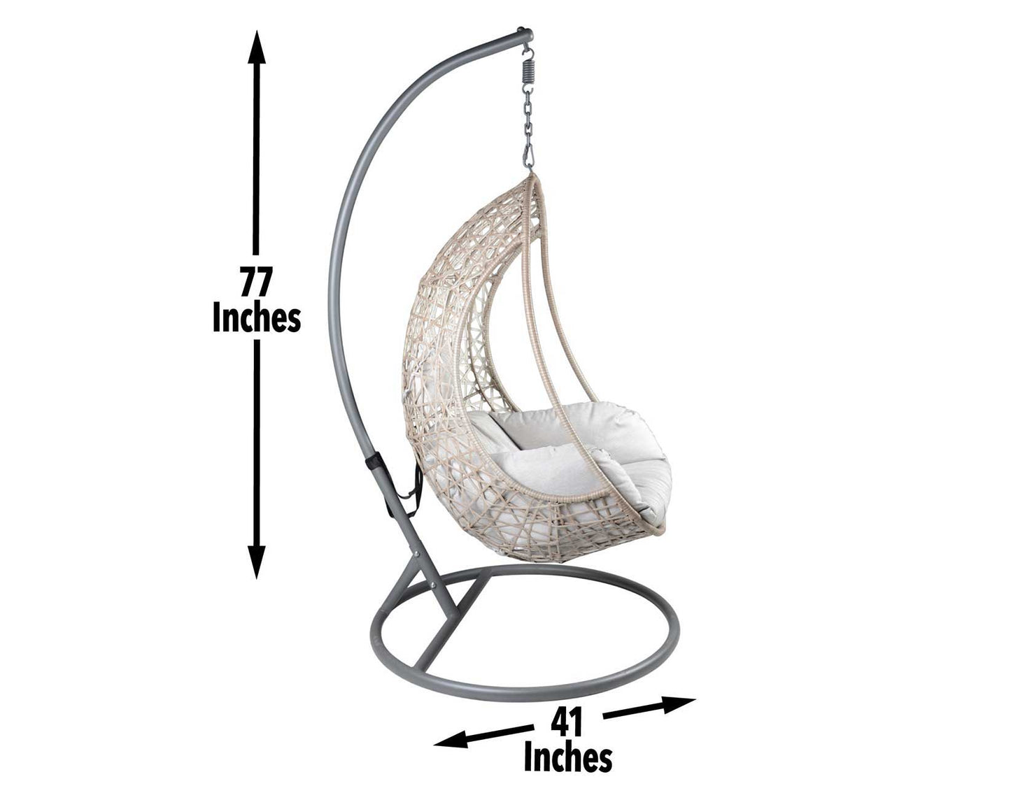 Cayden - Basket Chair - Black - Hornell Furniture Outlet