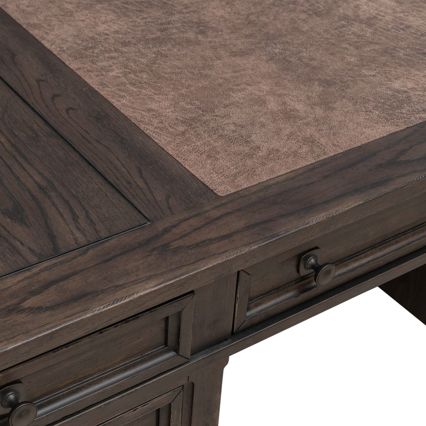 Paradise Valley - Executive Desk - Brown - Hornell Furniture Outlet